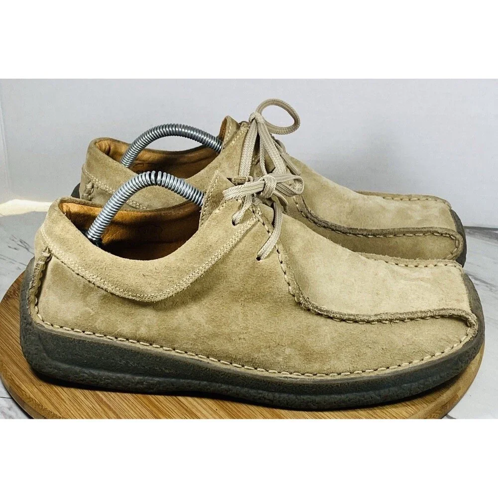 Aldo Men’s Comfort Shoe 100% Suede Square Toe Sz 10
